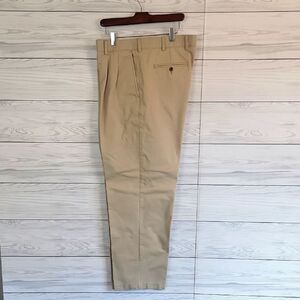 Nordstrom Tan Chino Trousers 100% Cotton Mens Size 38" X 31"